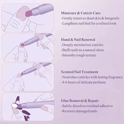 3-in-1 Nail Care Pen with Ceramic Tip