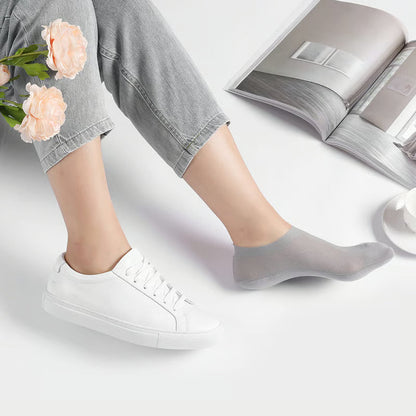 Invisible No Show Socks – Breathable, Sweat-Absorbent (3 Pairs)